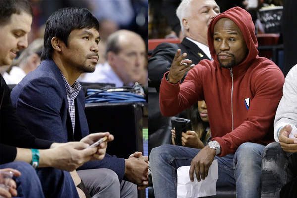pacquiao-mayweather-miami-heat-game