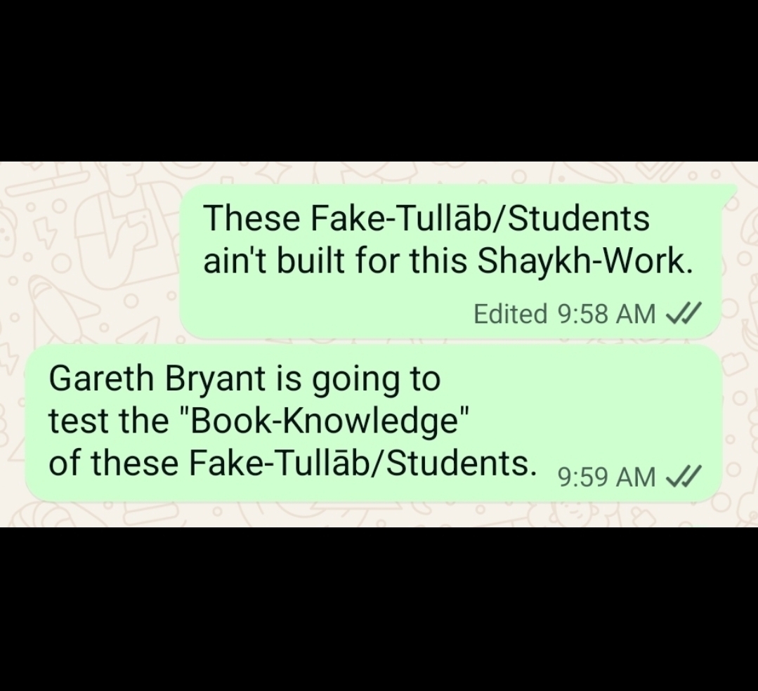 Gareth Bryant Versus these so-called “Persons-Of-Knowledge”