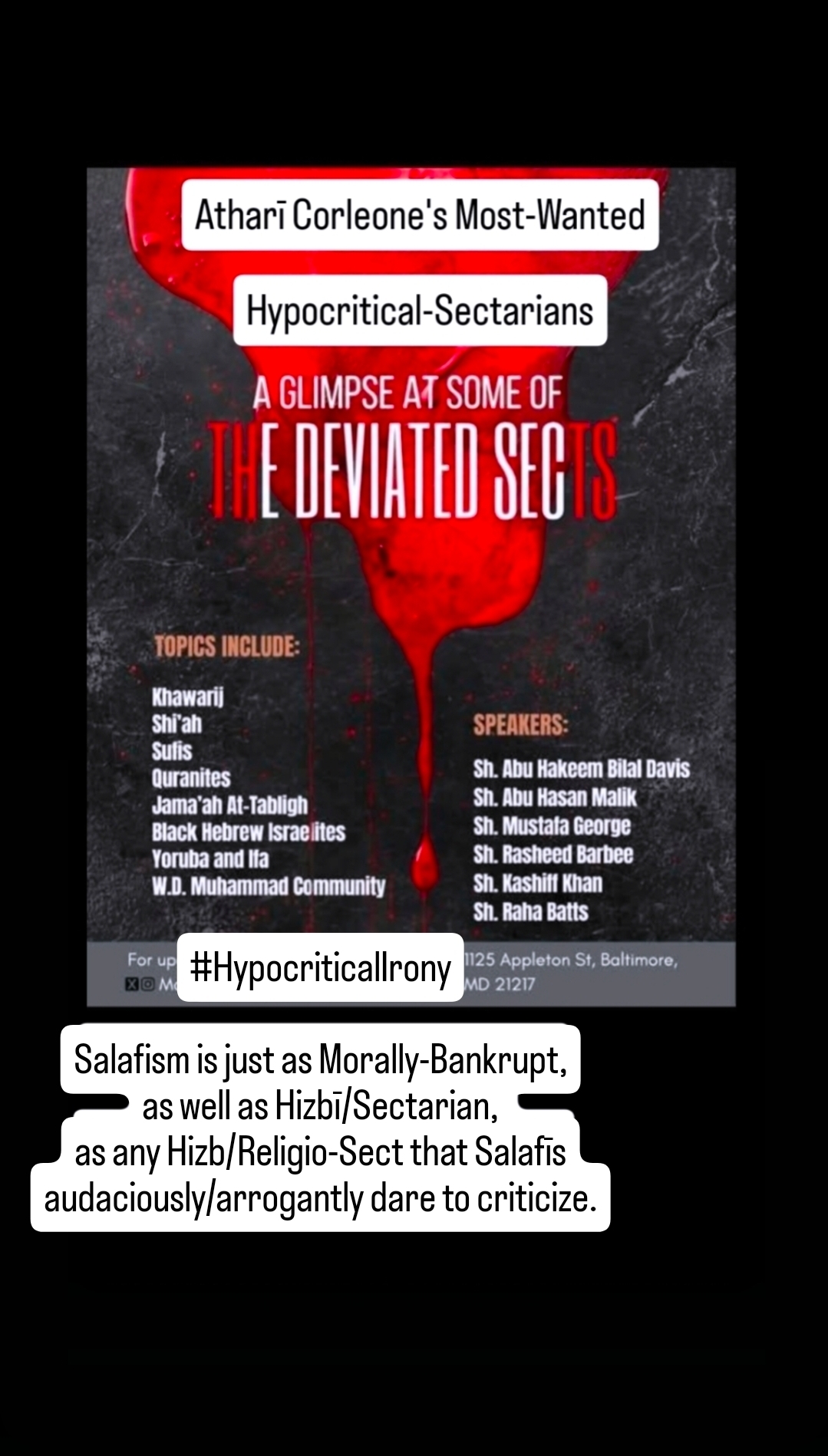 Atharī Corleone’s Most Wanted: Exposing the Uncomfortable-Reality of Salafī-Shirk via at-Tahrīf (Textual-Distortion)