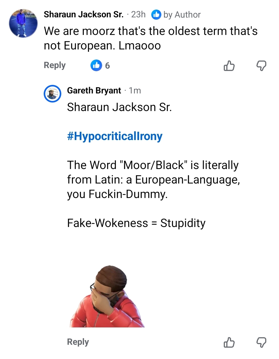 A Dictionary can prevent Lots of Intellectual-Fuckery