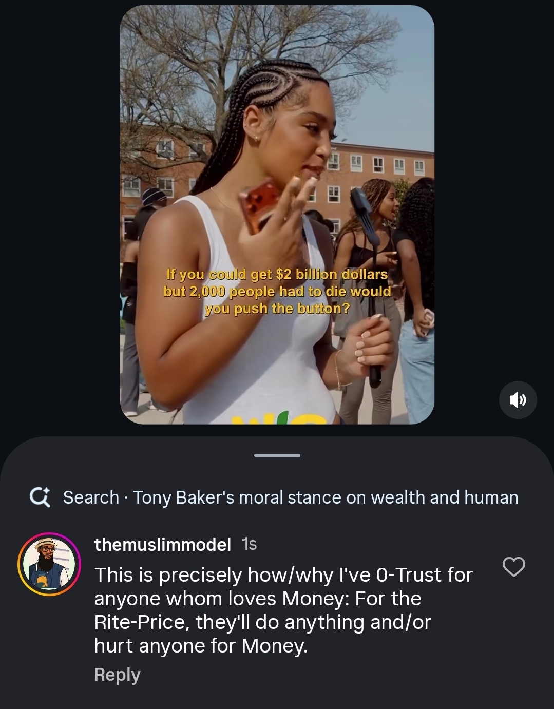 When a Person only values Materialism it’s easy for them to use Other-People