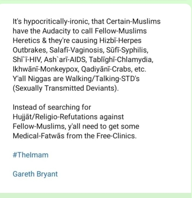 What if Muslim Sectarian-Groups were Diseases or Drugs?!!!