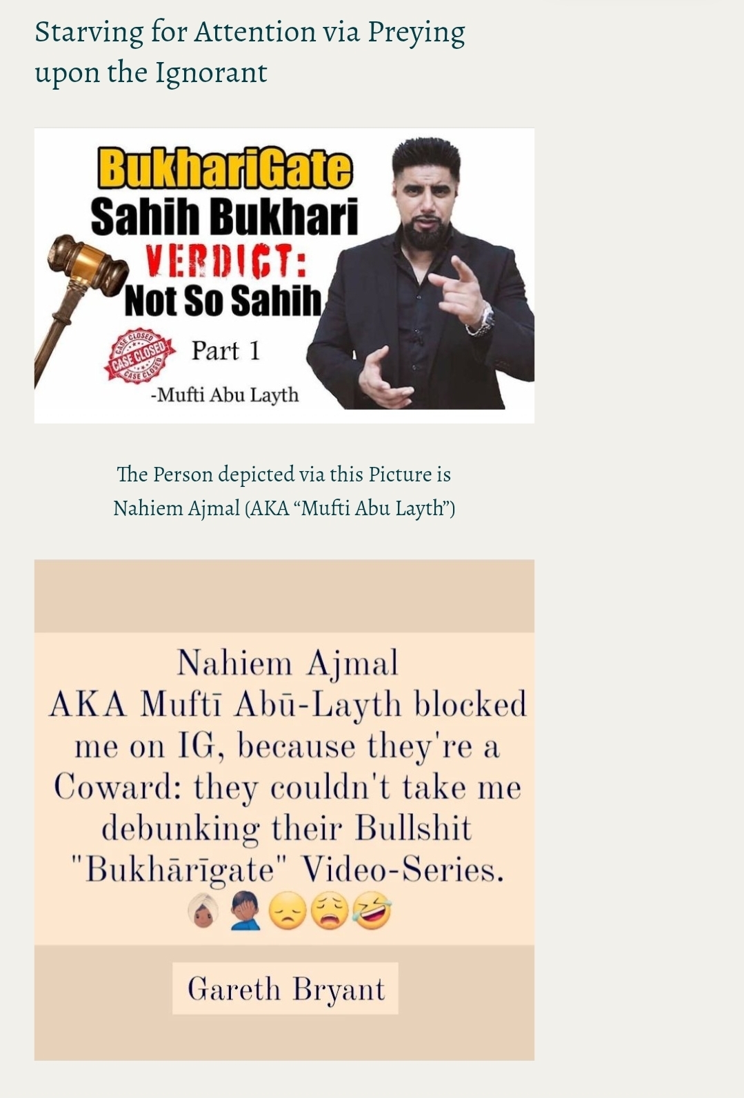 Starving for Attention via Preying upon the Ignorant