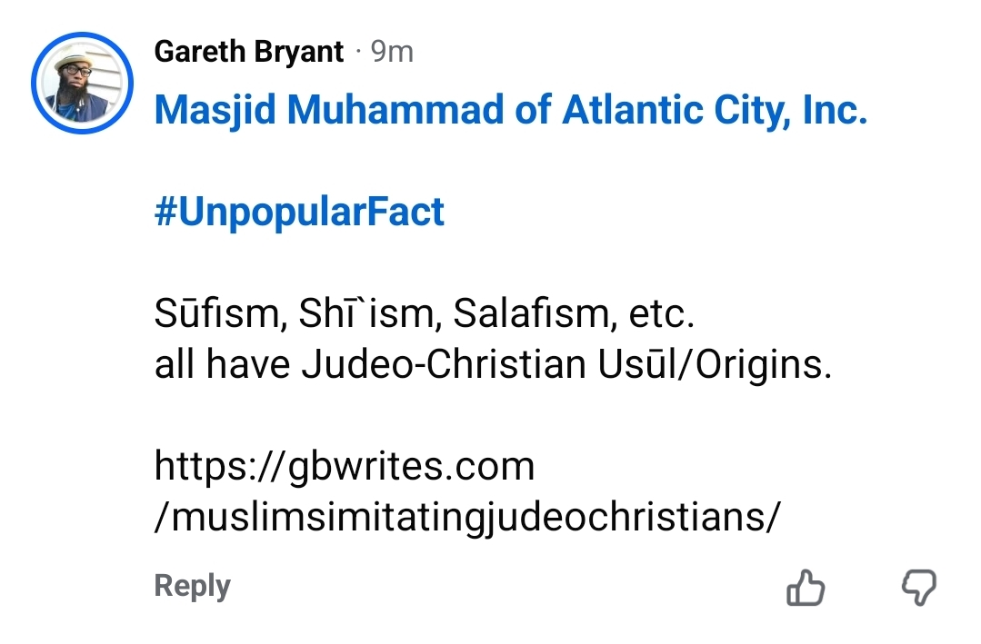 Atharī Corleone’s Most Wanted: The Judeo-Christian Legacy found within Shī`ism, Sūfism, Salafism