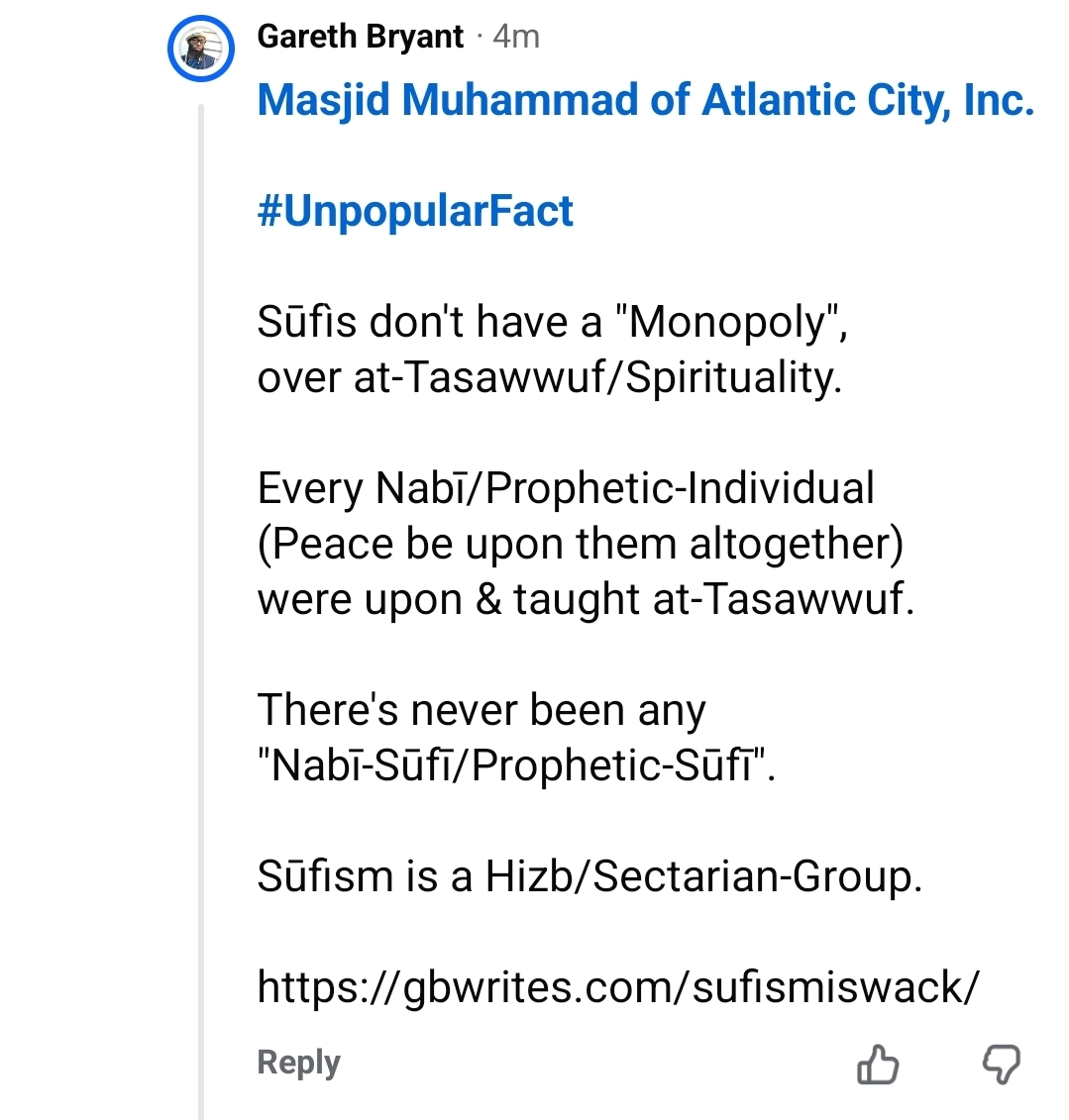 Atharī Corleone’s Most Wanted: Exposing Sūfism’s Pseudo-Monopoly over Tazkiyyat-in-Nafs which Sūfīs attempt to maintain