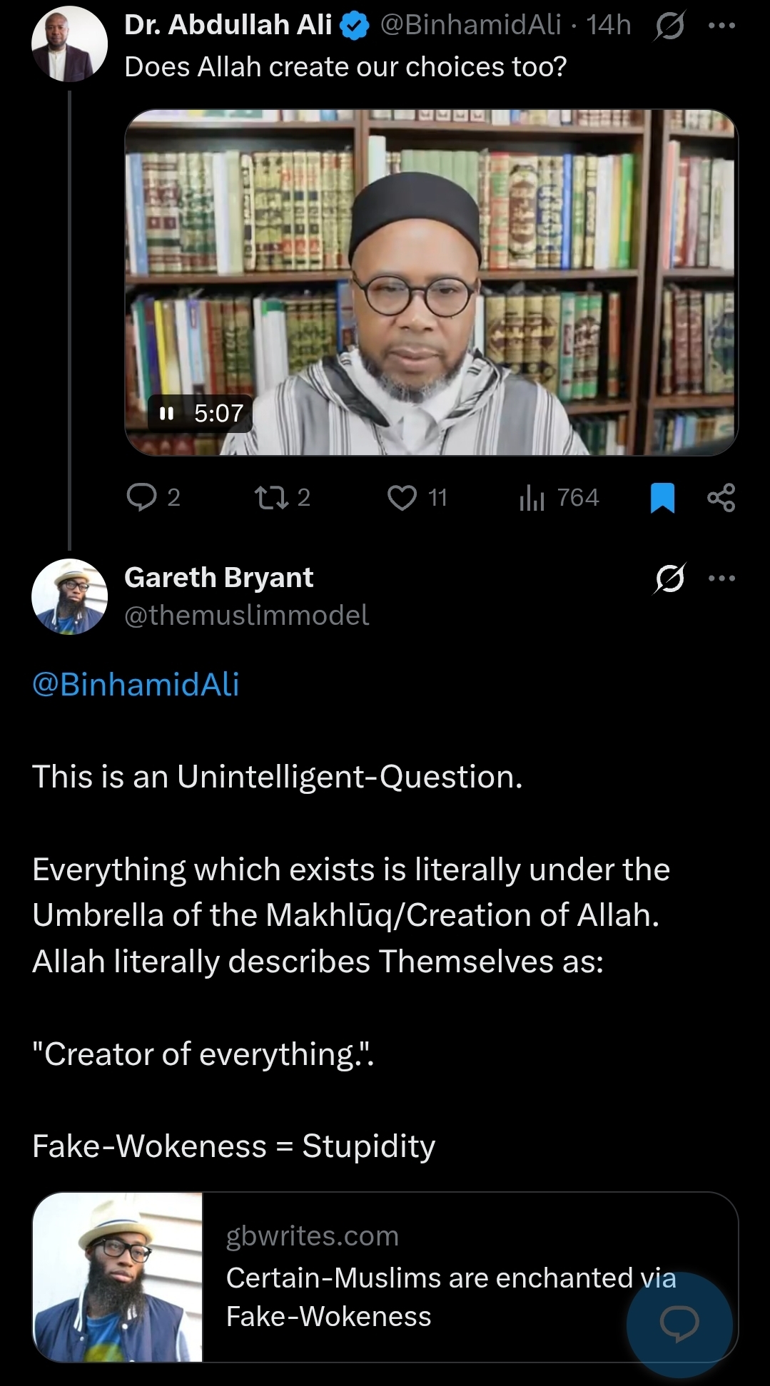 Game-Of-Thobes: Certain-Muslims are enchanted via Fake-Wokeness